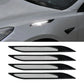 Newest 4Pcs Car Reflective Strips Bumper Protector Carbon Fiber Body Safety Warning Sticker Auto Anti-scratch Tape Auto Styling