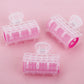 3Pcs/Bag Plastic Hair Rollers Bang Curlers Self-Adhesive Small Hair Curl Clips Beauty Women Rollers Hairdressing Styling Tools