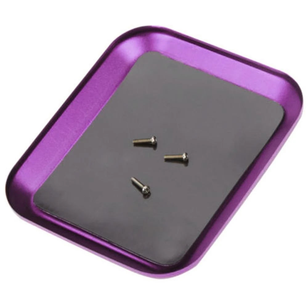 RC Repair Tool Aluminium Alloy Magnetic Screw Tray Plate For Airplane Car Boat Crawler Axial SCX10 D90 D110 Model Repair Tool