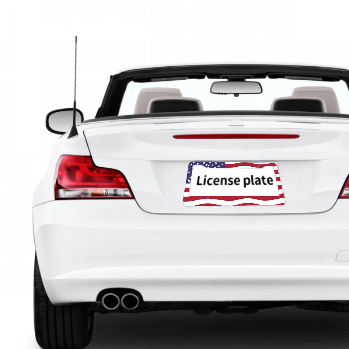 Game Series US Standard License Plate Frame US Canada Mexico License Plate Frame Aluminum Alloy License Plate Cover