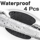 6Color 4Pcs Car Door Sticker Carbon Fiber Scratches Resistant Cover Auto Handle Protection Film Exterior Styling Accessories