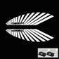 Car Dynamic Rearview Mirror Carpet Light Angel Wings Projection lamp For Mercedes benz W177 W247 W205 W222 GLA GLB GLC GLS EQC
