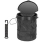 Car Trash Can Foldable Car Dustbin with Lid Leak-Proof Waterproof Car Trash Bin Hanging Washable Car Garbage Container Portable