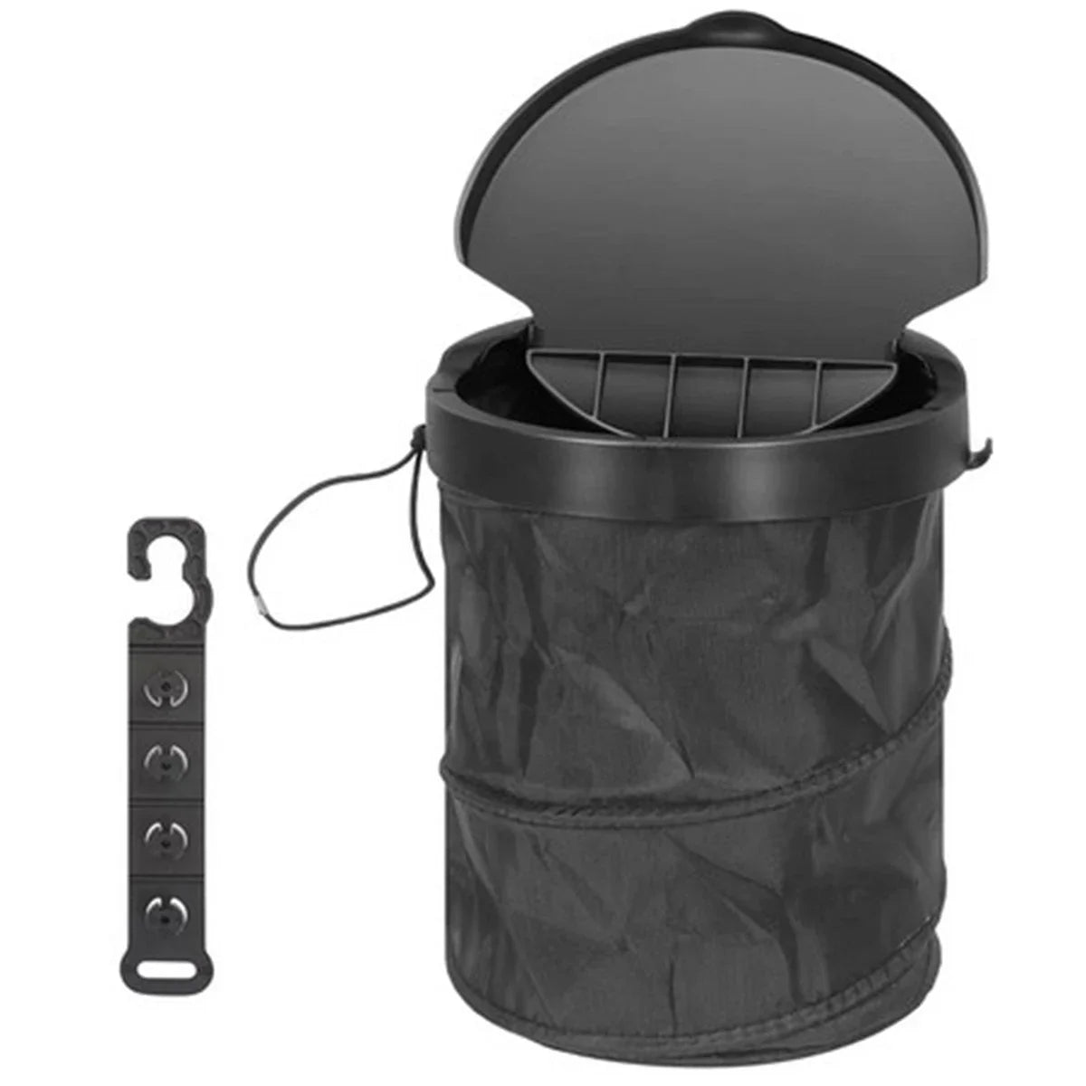 Car Trash Can Foldable Car Dustbin with Lid Leak-Proof Waterproof Car Trash Bin Hanging Washable Car Garbage Container Portable