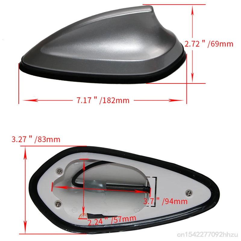Car Roof Shark Fin Aerial Antenna Toppers Universal Auto Radio fm Antenna Signal Decorative For BMW/Honda/Toyota/VW/Kia/Nissan