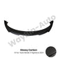 Fresh Aero For Tesla Model 3 Highland 2023-202 Body Kits Glossy Carbon Black Bumper Lip Rear Diffuser Spoiler Tuning Accessories
