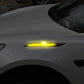 Newest 4Pcs Car Reflective Strips Bumper Protector Carbon Fiber Body Safety Warning Sticker Auto Anti-scratch Tape Auto Styling