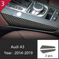 Car Styling Gear Shift Panel Decoration Sticker Trim for Audi A3 8V S3 2013 2014 2015 2016 2017 2018 2019 Interior Accessories