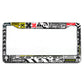 Game Series US Standard License Plate Frame US Canada Mexico License Plate Frame Aluminum Alloy License Plate Cover