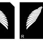 Car Dynamic Rearview Mirror Carpet Light Angel Wings Projection lamp For Mercedes benz W177 W247 W205 W222 GLA GLB GLC GLS EQC