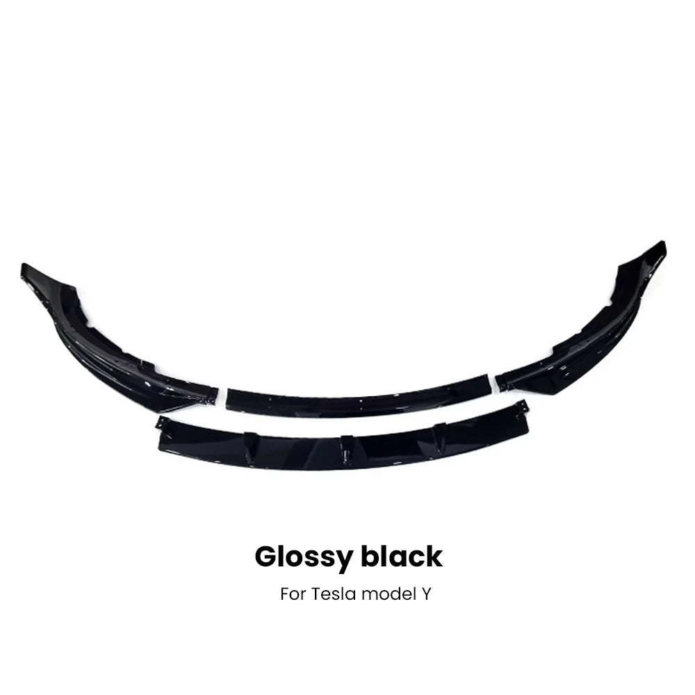 Fast Aero Tesla Body Kits For Model 3 Y 2017- 2023 Glossy Black Rear Diffuser Spoiler Front Bumper Lip Side Skirt Tunning Parts