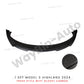 Front Lip For Tesla Model 3 Highland 2024 Front Bumper Lip Spoiler Glossy Black Carbon Body Kits Model 3 + Auto Accessories