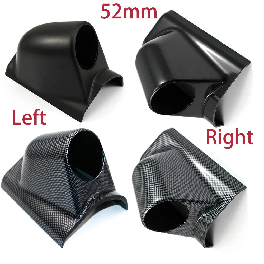 52mm 2inch Gauge Pod Triple Gauge A Pillar Pod Universal Gauge Pod Car Universal Carbon Fiber Triple Gauge A Pillar Pod Cluster