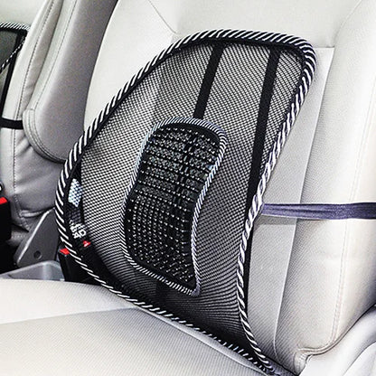 Car Seat Chair Back Cushion Mesh Lumbar Back Brace Car Seat Chair Cushion Massage Back Cushion Pad Support Home Office