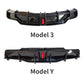 Hot Sale For Tesla 2016-2023 Model 3/Y High Quality ABS Glossy Black Rear Bumper Diffuser Splitter Spoiler Lip Tuning Body Kits