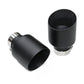 1Piece Matte Black Stainless Steel Car Muffler Tip System Pipe Universal Exhaust Tip For VW GTI MK7 Golf 7 Exhaust Nozzle