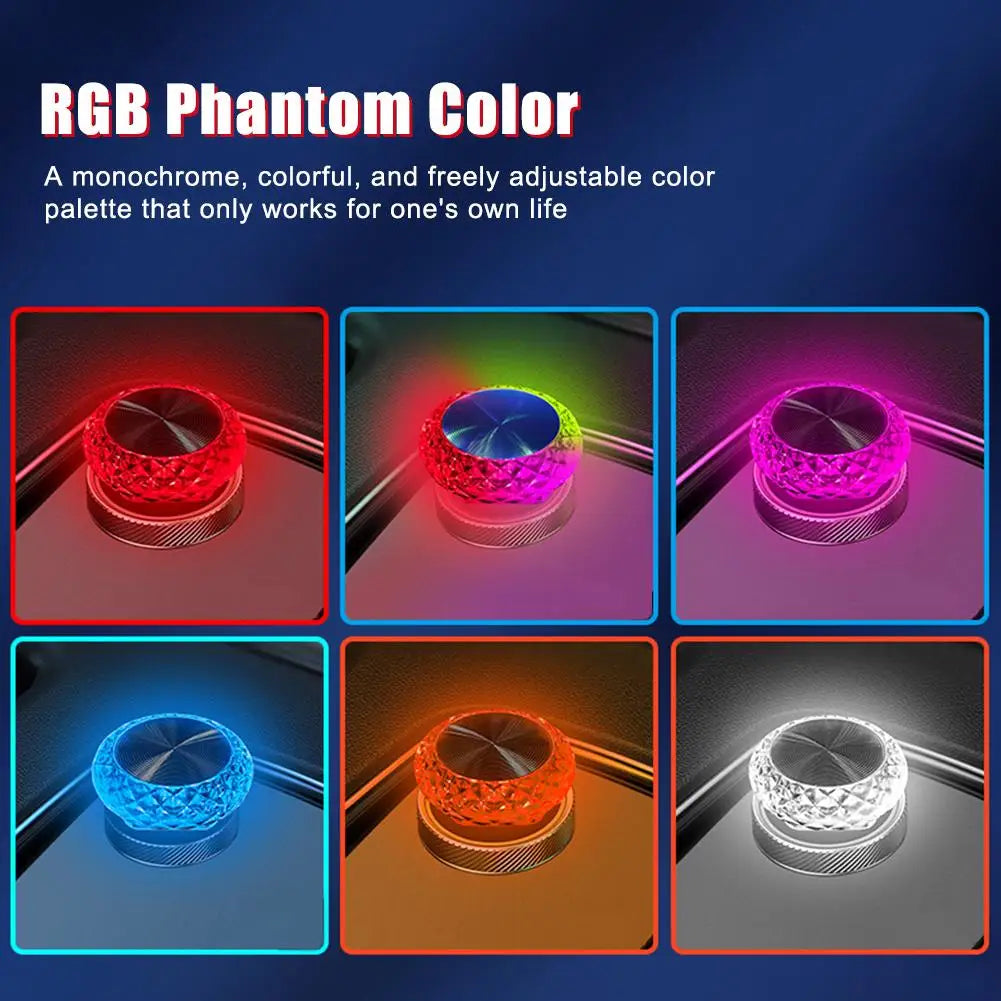 Portable Car USB Ambient Light Mini LED Decorative Atmosphere Lamps For Auto Interior Environment Light Computer Light Plug Play