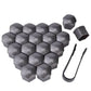 17mm/19mm/21mm 20Pcs Car Wheel Nut Caps Protection Covers Caps Auto Hub Screw Cover Tire Bolt Nut Cap Tyre Decoration Anti-Rust