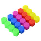 20Pcs Car Nut 15mm 17mm 19mm 21mm Silica Gel Wheel Nuts Screw Bolt Decorative Tire Wheel Tyre Screw Cap Car Wheel Nut Caps