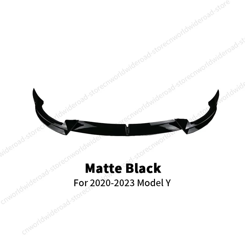 For Tesla Model 3 Y 2016-2023 Front Lip Sport Bumper Spoiler Model 3 Model Y Auto Accessories AD Sport Body Kit Gloss Matte