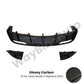 Fresh Aero For Tesla Model 3 Highland 2023-202 Body Kits Glossy Carbon Black Bumper Lip Rear Diffuser Spoiler Tuning Accessories