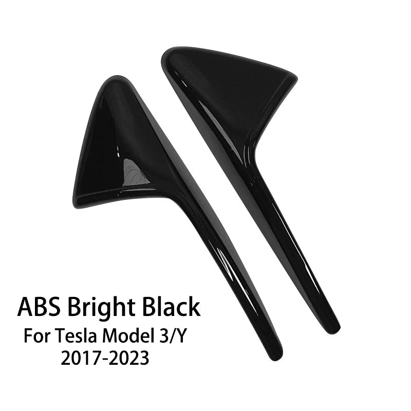 For Tesla Model 3/Y Side Camera Protection Cover Carbon Fiber Fender Trim Cover Car Modification Accessories Tesla 2017-2023