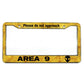The license plate frame is suitable for the United States, Canada, Mexico