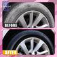 Black Wet Look Tire Shine Dressing - Automotive Clear Coat Tire Dressing Spray for Glossy Wet Tire Look, Vinyl & Plastic, with UV - shift - knoobs