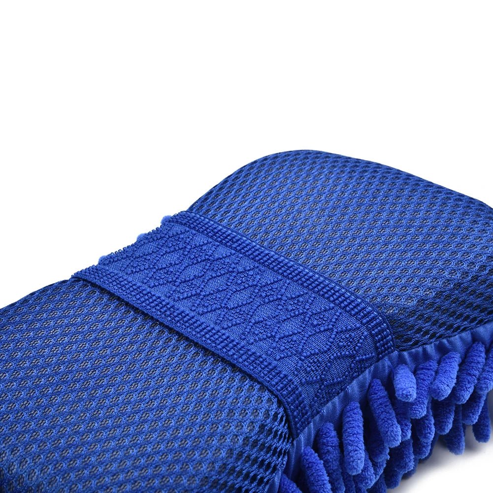 Car Cleaning Sponge Car Wash Care Washing Brush Pad Cleaning Tool Microfiber Polishing Dusting Scratch - free Washing Cars Floors - shift - knoobs