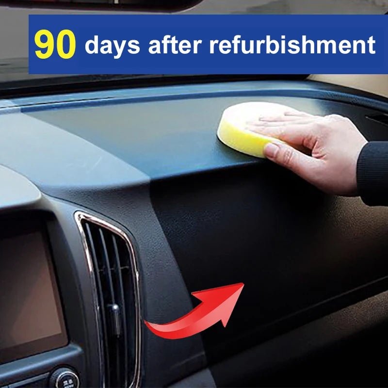 Car Plastic Restorer Back To Black Gloss Car Cleaning Products Plastic Leather Restore Auto Polish And Repair Coating Renovator - shift - knoobs