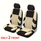 Car Seat Covers Full Set Front Split Rear Bench For Car Universal Cloth SUV Sedan Van Automotive Interior Covers - shift - knoobs