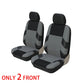 Car Seat Covers Full Set Front Split Rear Bench For Car Universal Cloth SUV Sedan Van Automotive Interior Covers - shift - knoobs