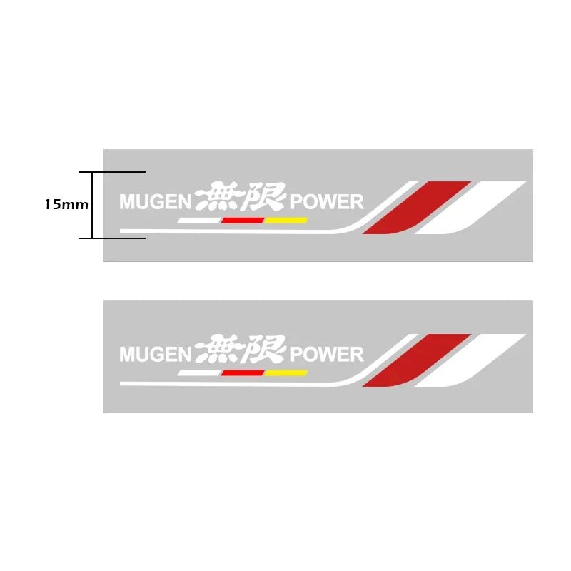 Car Stickers Auto Decors Window Wiper Automobile Decals For Honda Mugen Power Civic Accord CRV Hrv Jazz Accessories - shift - knoobs