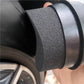Car Tire Waxing Sponge Car Wax Applicator Pad with Lid Curved Shaped Easy Waxing Tire Sponge Tire Cleaning Tools Detailing Brush - shift - knoobs