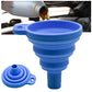 Engine Funnel Car Universal Silicone Liquid Funnel Washer Fluid Change Foldable Portable Auto Engine Oil Petrol Change Funnel - shift - knoobs