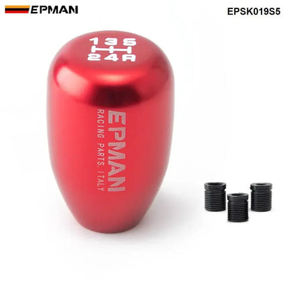 EPMAN Sport Aluminum 5 Speed car Gear Shift Knob - shift-knoobs