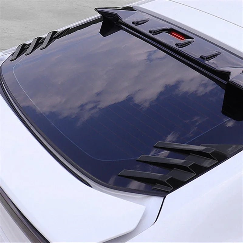 General Motors rear window side spoiler splitter triangle louver decorative side wing fender air vent modification - shift - knoobs