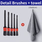 High - end Microfiber Auto Wash Towel Car Cleaning Drying Cloth Hemming Car Care Cloth Detailing Car Wash Towel - shift - knoobs
