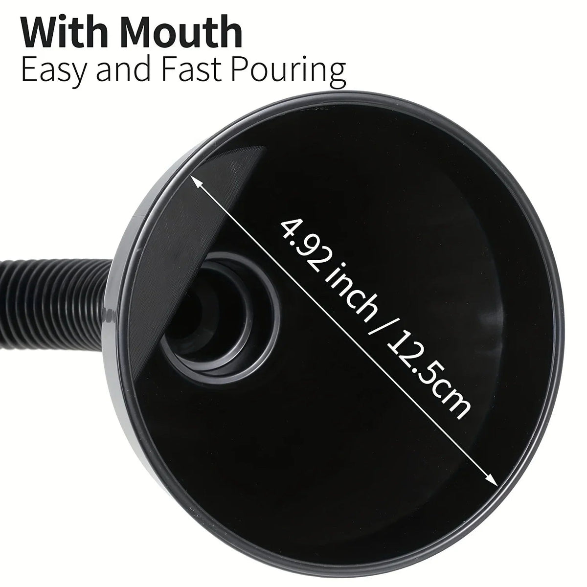 Multi functional car fuel funnel portable refueling funnel for cars and motorcycles, long nozzle, large diameter refueling parts - shift - knoobs