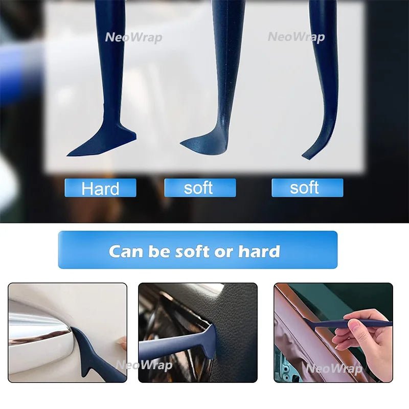NeoWrap 10pcs Car Vinyl Wrap Tools Vinyl Scraper Film Squeegee Vinyl Spatulas Kit Precision Craft Knife Window Tinting Tools - shift - knoobs