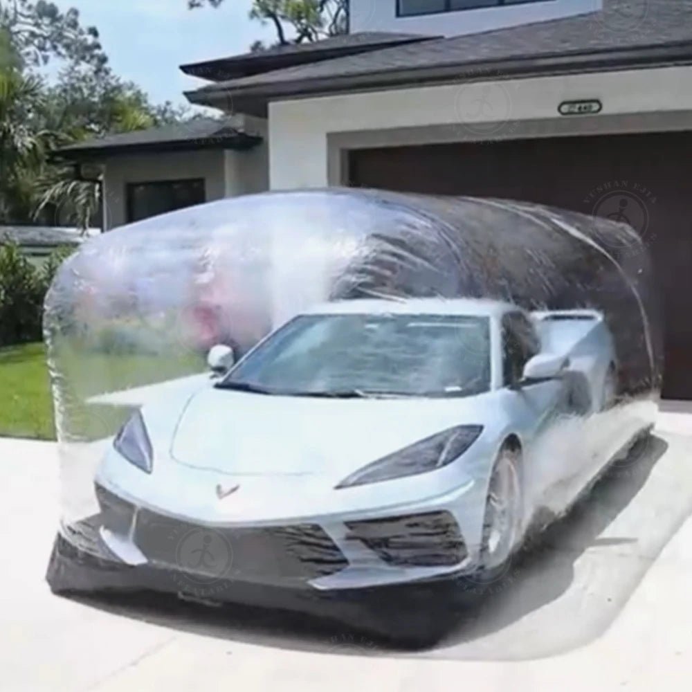 Outdoor Waterproof Sun Protection Display Car Cover Bubble Storage Balloon Folding Tent Pvc Inflatable Car Bubble Cover - shift - knoobs