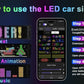 Scrolling Bright Advertising LED Signs, Flexible USB 5V LED Sign, App Control Custom Text Pattern Animation Programmable LED Display For Store, Hotel, Party - shift - knoobs