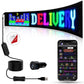 Scrolling Bright Advertising LED Signs, Flexible USB 5V LED Sign, App Control Custom Text Pattern Animation Programmable LED Display For Store, Hotel, Party - shift - knoobs