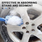 SEAMETAL Car Wheel Tire Rim Cleaning Brush Portable Plush Car Wheel Hub Brush Washing Tool Car Detailing Care Dust Removal Brush - shift - knoobs