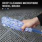 SEAMETAL Car Wheel Tire Rim Cleaning Brush Portable Plush Car Wheel Hub Brush Washing Tool Car Detailing Care Dust Removal Brush - shift - knoobs