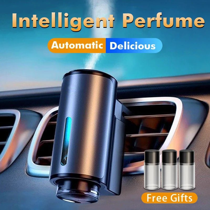Smart Car Air Aromatherapy Diffuser Fragrance Car Air Fresheners With Three Adjustable Humidifier Essential Oil Diffuser - shift - knoobs