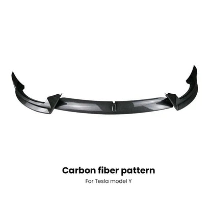 Tesla Model 3/Y 2017 - 2023 3Pcs Front Lip Spoiler Splitter Diffuser - shift - knoobs