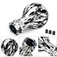 Universal 5/6 Speed Car Gear Shift Knob For Manual Transmission Gear Level Knob Shift Lever M8 M10 M12 Graffiti Style - shift - knoobs