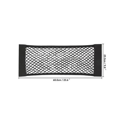Universal Car Storage Bag Double Mesh Trunk Storage Net, Car Built - in Storage Bag, Car Fire Extinguisher Fixed Net - shift - knoobs