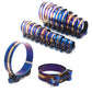 Universal Stainless Steel Hose Clamp Kit Adjustable Titanium Blue T Bolt Clamp 26mm to 114mm - shift - knoobs
